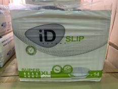 8 X PACKS OF 14 ID SLIP EXPERT SUPER XL PADS IN 2 BOXES