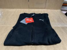 (NO VAT) 8 X BRAND NEW BLACK PUMA HOODIES SIZE 7-8 YEARS