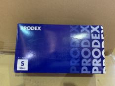 10 X PACKS OF 100 PRODEX VINYL DISPOSABLE GLOVES POWDERED BLUE