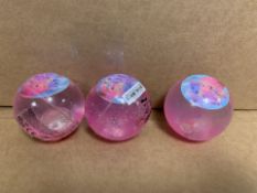 72 x NEW WATER BOUNCY BALLS IN ASSORTED LICENCES (1264/20)