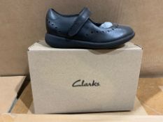 2 X NEW & BOXED CLARKS SHOES SIZE INFANT 7 (658/20)