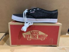 3 X NEW & BOXED VANS TRAINERS SIZE 5 (932/20)