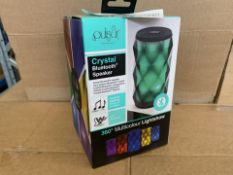 5 X PULSAR CRYSTAKL BLUETOOTH SPEAKERS (263/20)