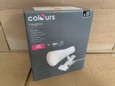 21 X BRAND NEW COLOURS VAUGHAN CLIP LIGHTS (1427/20)