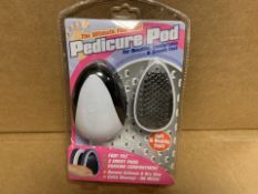 72 x NEW PACKAGED PEDICURE POD - THE ULTIMATE FOOT FILE. RRP £4.99 EACH (1271/20)