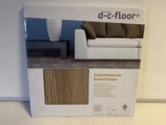 10 SQUARE METER OF D-C-FLOOR SELF ADHESIVE FLOOR TILES (376/20)