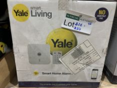 YALE SMART HOME ALARM KIT (UNCHECKED RETURN) (826/20)