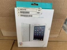 8 X LOGITECH KEYBOARD FOR IPAD MINI (AZERTY KEYBOARD) (1085/20)