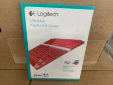 8 X LOGITECH ULTHARIN KEYBOARD COVER FOR IPAD 2 (FRENCH) (1098/20)