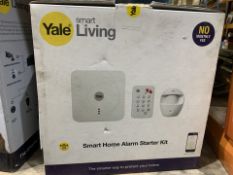 YALE SMART HOME ALARM STARTER KIT (PARTS MAY BE MISSING) (824/20)