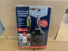 12 X BRAND NEW BLUECOL CAR TO CAR JUMPSTART CHARGERS (268/20)