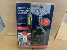 9 X BRAND NEW BLUECOL CAR TO CAR JUMPSTART CHARGERS (265/20)