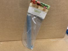 60 x NEW PACKAGED SETS 10 GARDENERS MATE GALVANISED ROD GARDEN PEGS (1282/20)