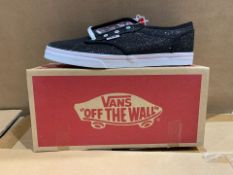 3 X NEW & BOXED VANS TRAINERS SIZE 4 (937/20)