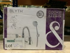 BRAND NEW COOKE AND LEWIS BLYTH BATH SHOWER MIXER WITH SHOWER HEAD (848/20)