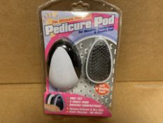 72 x NEW PACKAGED PEDICURE POD - THE ULTIMATE FOOT FILE. RRP £4.99 EACH (1269/20)