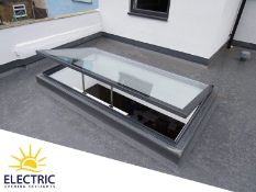 Panoroof (EOS)Electric Opening Skylight 800x1800mm - Aluminiun Frame Double Glazed Laminated Self-