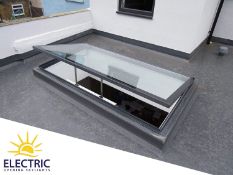 Panoroof (EOS) Electric Opening Skylight 1000x2000mm - Aluminiun Frame Double Glazed Laminated