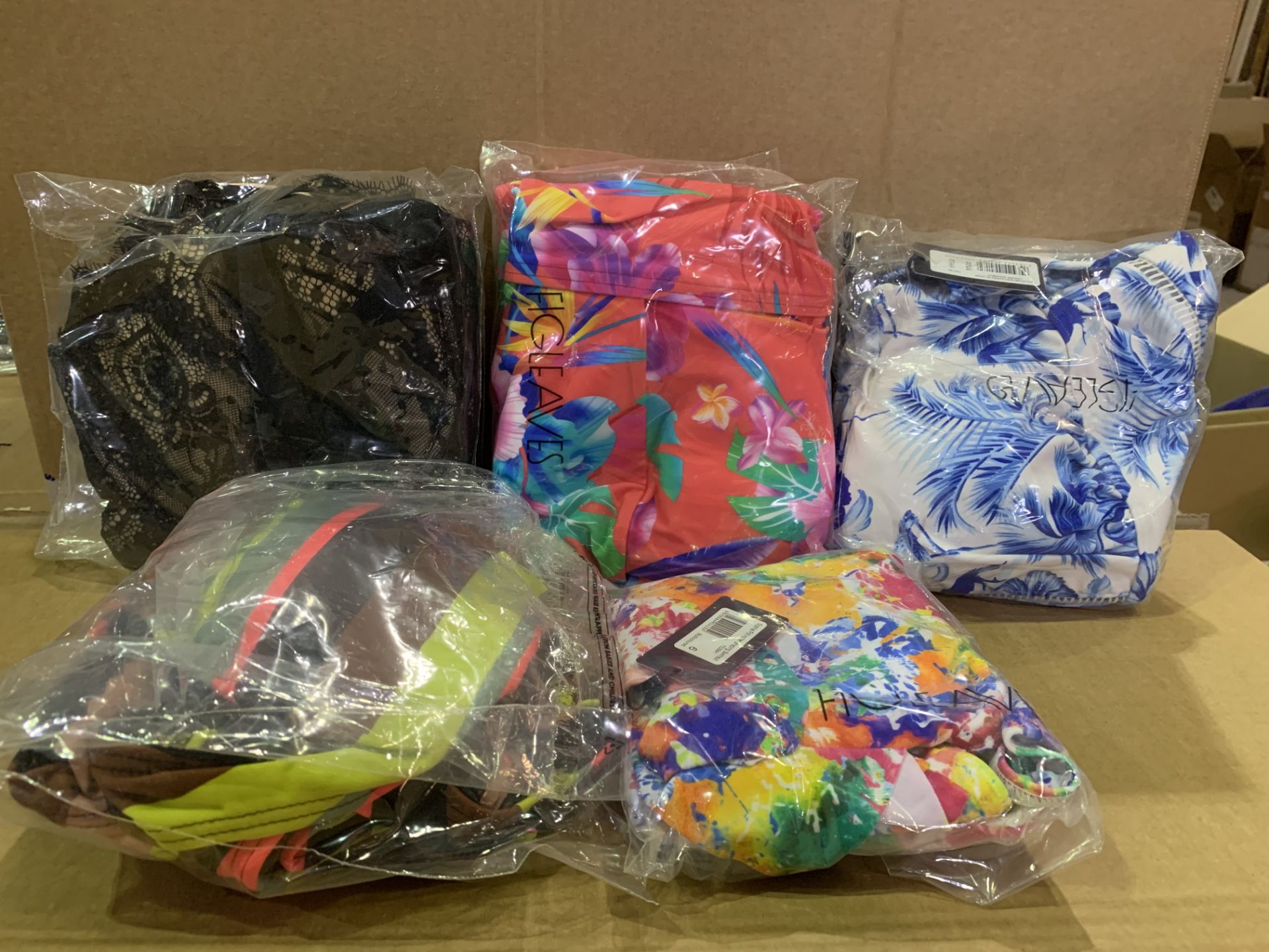 20 X BRAND NEW INDIVIDUALLY PACKAGED VARIOUS FIGLEAVES SWIMWEAR AND UNDERWEAR IN VARIOUS STYLES