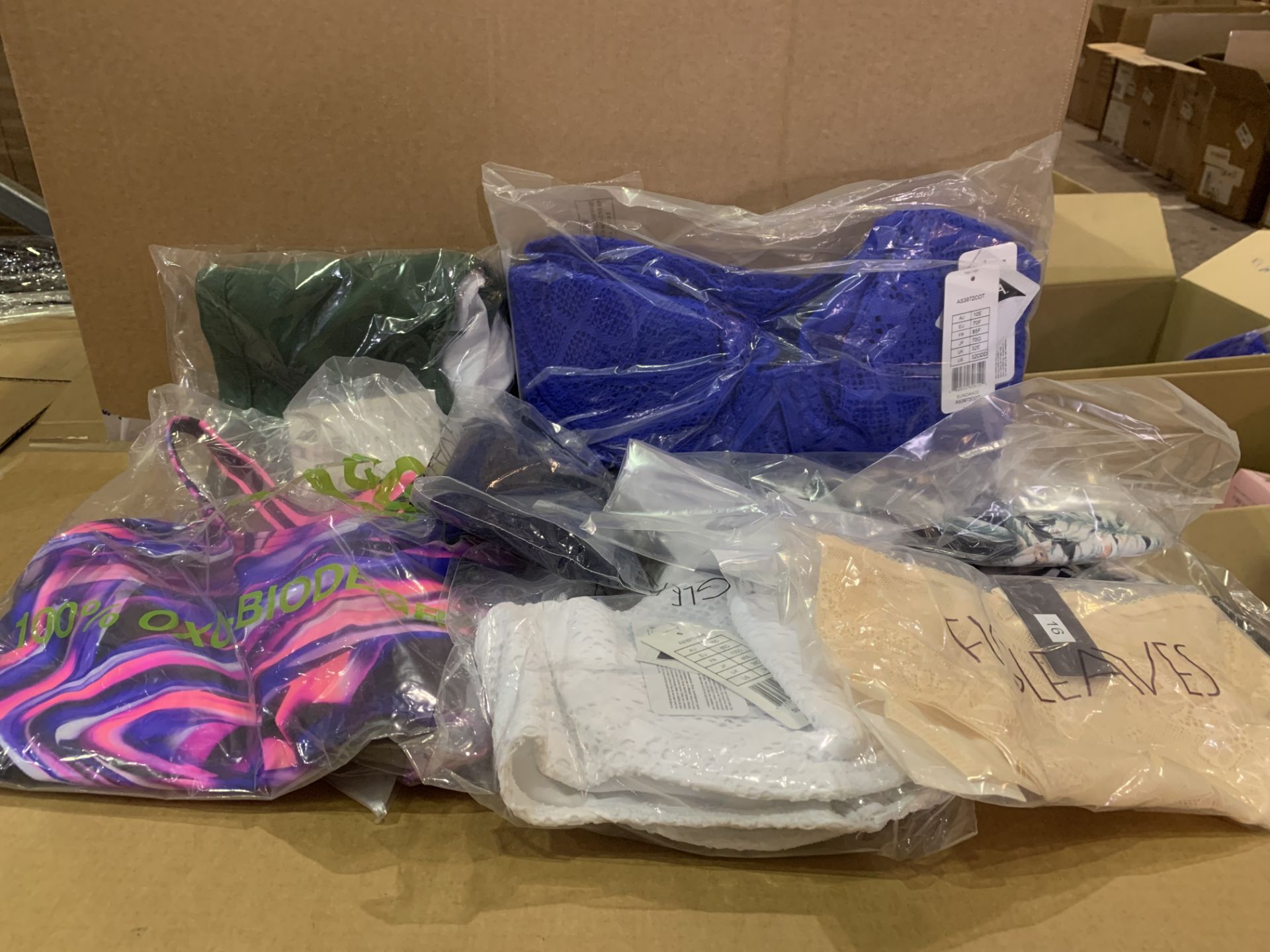24 X BRAND NEW INDIVIDUALLY PACKAGED VARIOUS FIGLEAVES SWIMWEAR AND UNDERWEAR IN VARIOUS STYLES