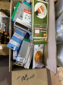 140 x ASSORTED MIXED ITEMS TO INCLUDE CHAINSAW GLOVES, DOWNLIGHT INSULLATION GAURDS, RYOBI STIMMER