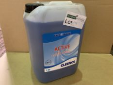 12 X BRAND NEW 10L ACTIVE LIQUID LAUNDRY DETERGENT CONCENTRATE