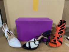 8 X BRAND NEW TIP TOE FOOTWEAR FASHION SHOES IN VARIOUS STYLES AND SIZES (968/27)