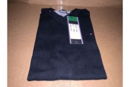 (NO VAT) 7 X BRAND NEW TOMMY HILFIGER NAVY JUMPERS SIZE 10 YEARS (846/27)