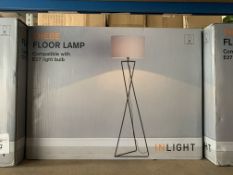2 X NEW BOXED INLIGHT THEBE FLOOR LAMPS