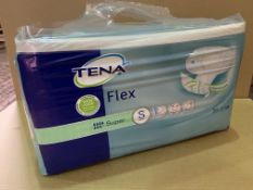 15 X BRAND NEW PACKS OF 30 TENA FLEX SMALL SUPER PADS