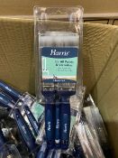 20 x NEW PACKS OF 3 HARRIS PAINT BRUSHES FOR ALL PAINTS & VARNISHES