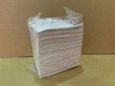 5400 BRAND NEW ADULT NAPKIN SPILL PROTECTORS IN 9 BOXES