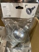 15 x NEW CHROME OVERHEAD SHOWER HEADS