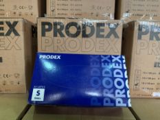 10 X PACKS OF 100 PRODEX VINYL DISPOSABLE GLOVES POWDERED BLUE