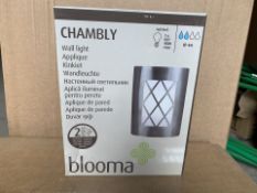 6 X BRAND NEW BLOOMA CHAMBLY WALL LIGHTS (381/27)