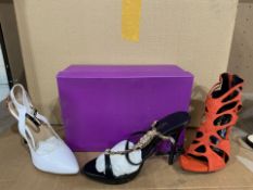 8 X BRAND NEW TIP TOE FOOTWEAR FASHION SHOES IN VARIOUS STYLES AND SIZES (967/27)