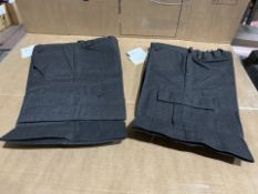 (NO VAT) 19 X BRAND NEW KIDS DIVISION BOYS PACK OF 2 GREY SHIRTS SIZE 5-6 YEARS (373/27)