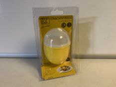 96 X BRAND NEW ZAP CHEF CRACKING EGGS MICROWAVE EGG COOKERS (1406/27)