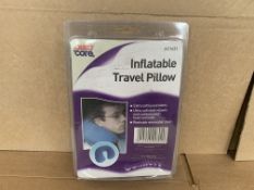 60 X NEW PACKAGED AUTOCARE INFLATABLE TRAVEL PILLOWS