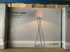 2 X NEW BOXED INLIGHT THEBE FLOOR LAMPS