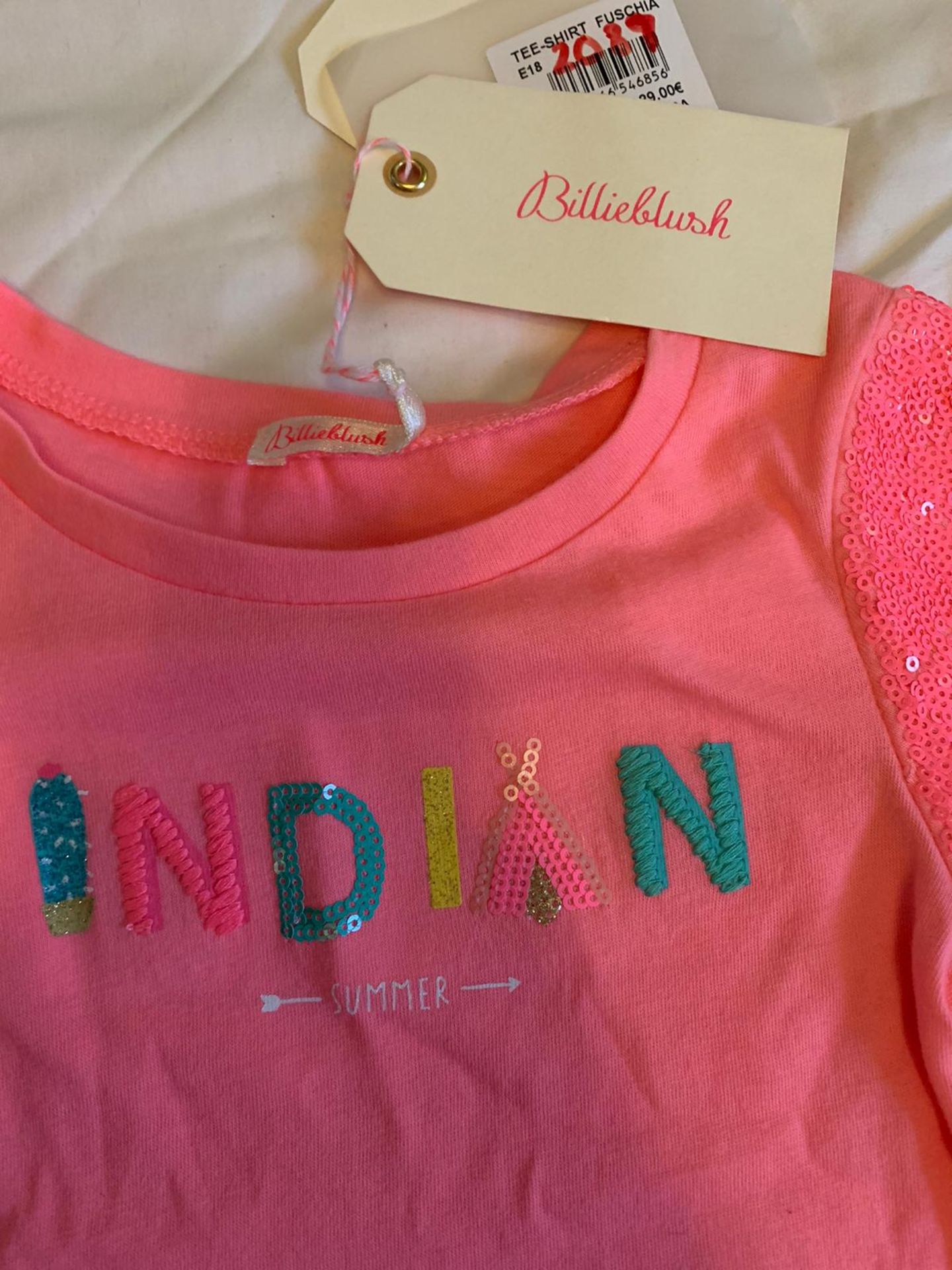 Designer Bundle to include 5 x Billieblush Indian Summer T shirt items ages range from 2 years to - Image 2 of 2