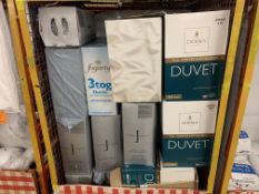 30 VARIOUS BOXED DUVETS INCLUDING JASPER CONRAN, DORMA ETC