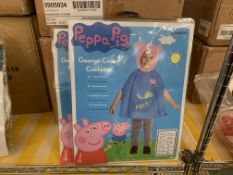 50 X PEPPA PIG GEORGE CAPE COSTUMES