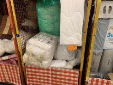 CONTENTS OF STILLAGE CONTAINING A LARGE QUANTITY OF VARIOUS BEDDING IE FOGGARTY, SINGLE AND DOUBLE