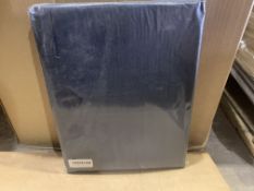 10 X BRAND NEW NAVY DOUBLE FITTED SHEET AND PILLOWCASE SETS