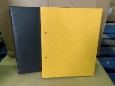 100 X VARIOUS RING BINDER FOLDERS