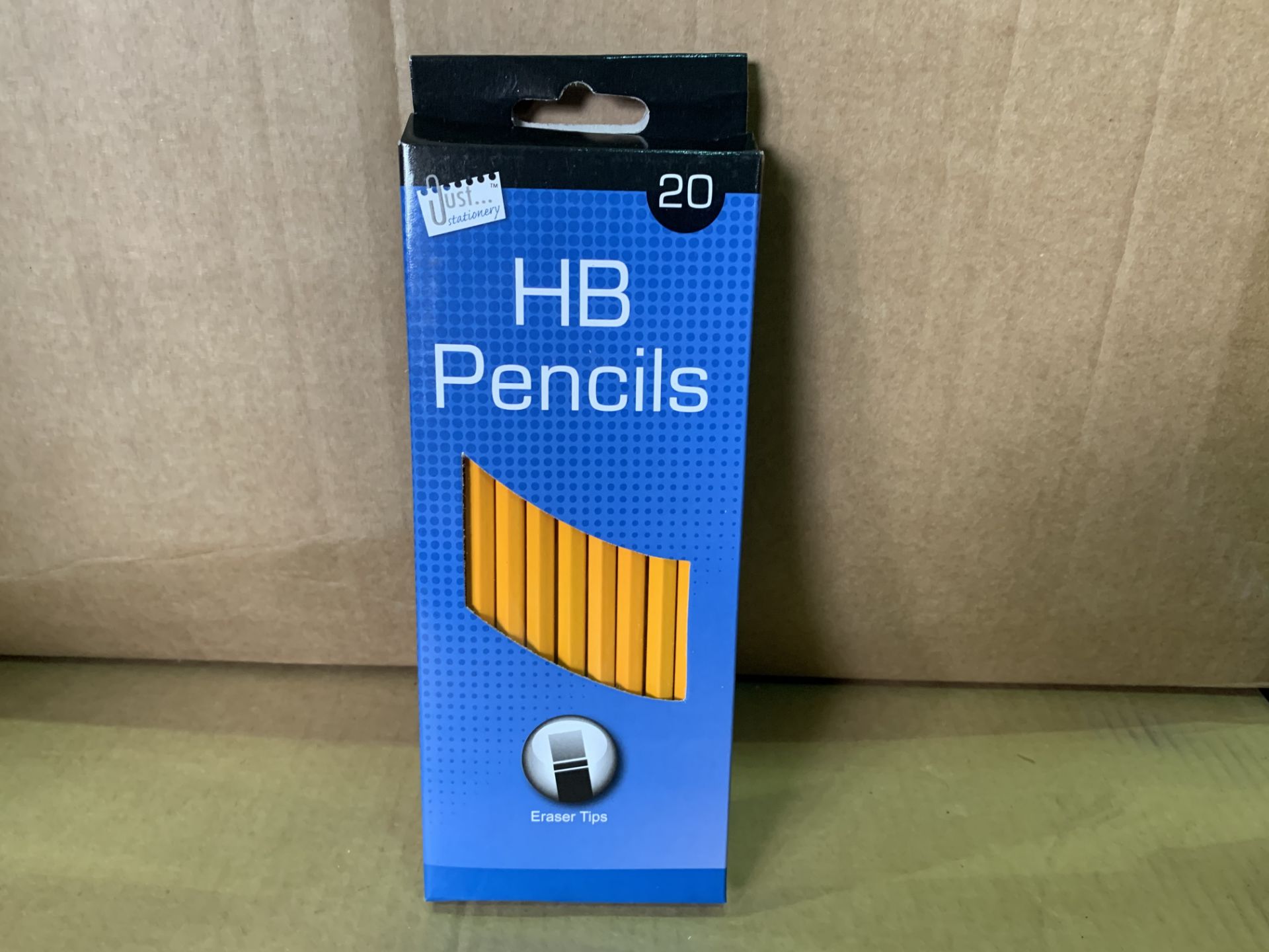 48 X BRAND NEW PACKS OF 20 HB PENCILS WITH ERASER TIPS