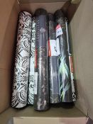 20 X ASSORTED NEW ROLLS OF WALL PAPER