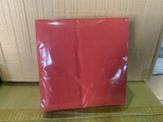 30 X BRAND NEW PACKS OF 50 RED 33CM NAPKINS 3PLY