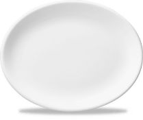 4 X BRAND NEW PACKS OF 12 CHURCHILL CLASSIC WHITE OVAL PLATE 28CM RRP £110 PER PACK